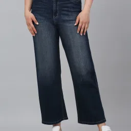 Cantabil Dark Blue Regular Fit Mid Rise Jeans image 1
