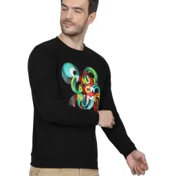 Monte Carlo Black Printed Sweatshirt image 4
