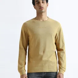 Pepe Jeans Brown Cotton Slim Fit Logo Printed T-Shirt image 1