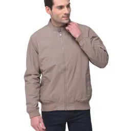 Woodland Grey Regular Fit High Neck Jacket image 1