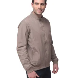Woodland Grey Regular Fit High Neck Jacket image 3