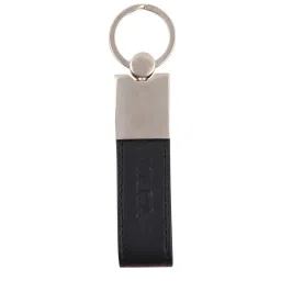 Kara Black Leather Keychain image 2