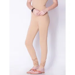 Dollar Missy Beige Cotton Leggings image 3