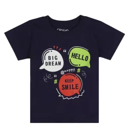 Dyca Boys Grey & Navy Printed T-Shirt (Pack Of 2) image 3