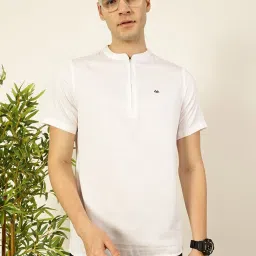 Thomas Scott White Cotton Regular Fit T-Shirt image 1
