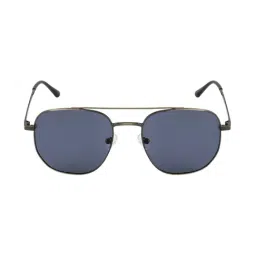Opium Blue Hexagon Polarized Sunglasses for Men-picture-18