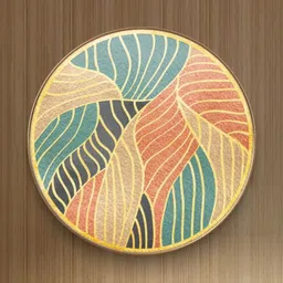 Livin'luxe Multicoloured MDF Other Wall Paintings image 2