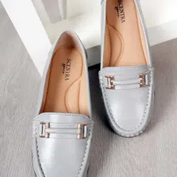 Scentra Women's Grey Casual Loafers-picture-26