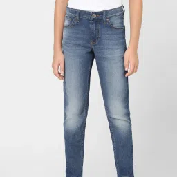 Jack & Jones Junior Blue Solid Jeans image 1