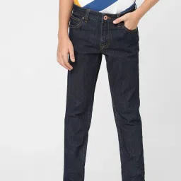 Jack & Jones Junior Dark Blue Solid Jeans image 1
