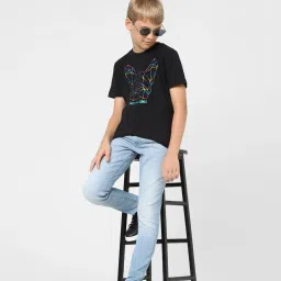Jack & Jones Junior Light Blue Solid Jeans image 4