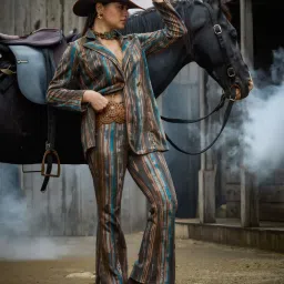 Globus Multicolor Printed Treggings image 1