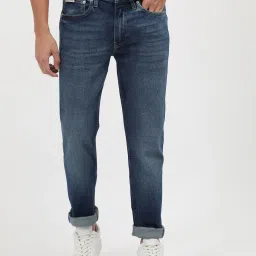 Calvin Klein Jeans Blue Cotton Regular Fit Jeans image 1