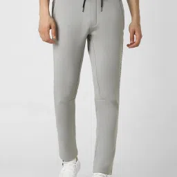 Van Heusen Grey Slim fit Solid Casual Track Pant image 1