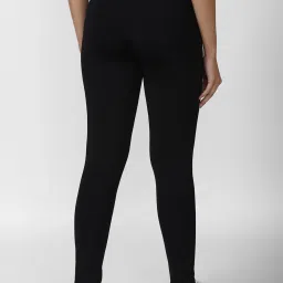 Forever 21 Black Regular Fit Leggings image 2