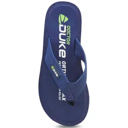 Duke Men's Navy Flip Flops image 3