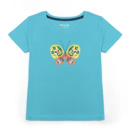 HELLCAT Turquoise & Pink Printed T-Shirt (Pack Of 2) image 3