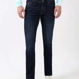 Peter England Navy Slim Fit Jeans image 1