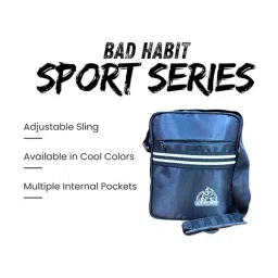 Bad Habit Black 25 Centurion Utility Cross Body Bag image 5