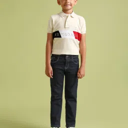 u.s. polo assn. US Polo Kids Boys Blue Cotton Jeans image 1