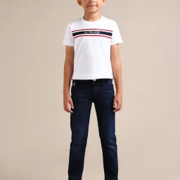 u.s. polo assn. US Polo Kids Boys Blue Cotton Jeans image 1