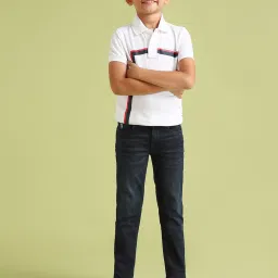 u.s. polo assn. US Polo Kids Boys Blue Cotton Jeans image 1