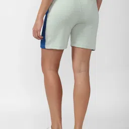 Forever 21 Light Green Stripes Knitted Shorts image 2