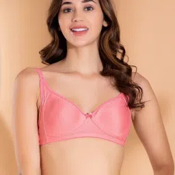 Clovia Pink Non Wired Non Padded T-Shirt Bra image 1