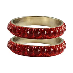 Vidhya Kangan Set Of 2 Stone-Studded Bangles-image-88