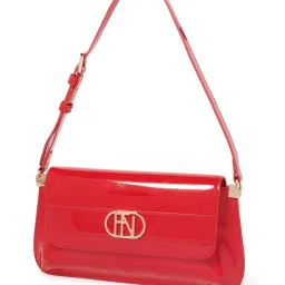 Forever New PU Red Shoulder Handbag image 1