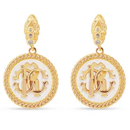 Roberto Cavalli Gold Stainless Steel Earrings image 1