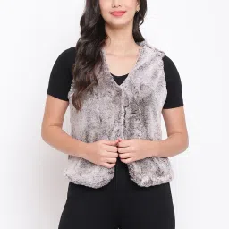 Latin Quarters Brown Sleeveless Jacket image 1