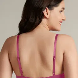 Every De by Amante Purple Half Coverage Non-Wired T-Shirt Bra image 2