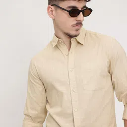 The Roadster Lifestyle Co. Men Classic Pure Cotton Casual Shirt-picture-34