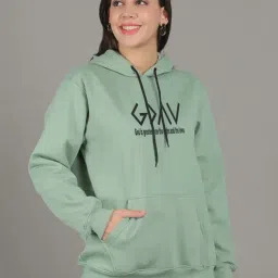 Gracit Green Printed Hoodie-picture-32