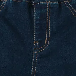 Ed-a-Mamma Girls Navy Cotton Regular Fit Jeans image 3