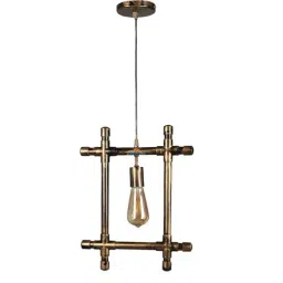 DecorativeRay Gold PVC Pipe Ceiling Light - Set of 1 image 4