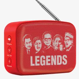 SAREGAMA Carvaan Mini Bengali SCM02 Portable Bluetooth Speaker (Sunset Red) image 1