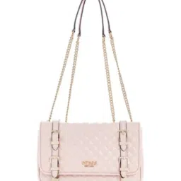 Guess Pale Rose ADAM Logo Shoulder Bag-image-38