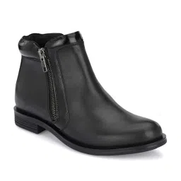 Delize Women's Black Casual Booties image 2