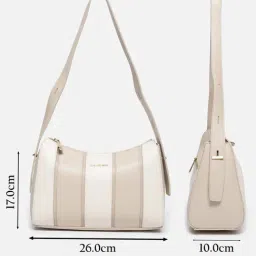 Van Heusen Beige Shoulder Handbag image 4