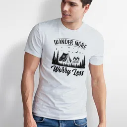 Seekbuylove Men Round Neck Graphic Printed Bio Finish T-shirt image 5