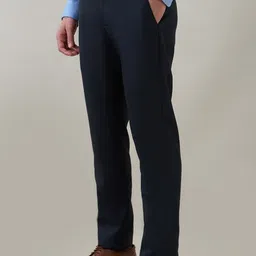 Park Avenue Men Smart Slim Fit Trousers image 2