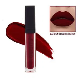 BLUSHIS Non Transfer Matte Liquid Lipstick - 8 ml - Maroon Touch - 08-picture-21