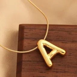 DressBerry Gold-Plated Contemporary Shaped Pendants With Chains image 5