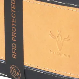 Krosshorn Colourblocked Printed Two Fold Wallet image 4