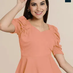 Mast & Harbour Women Pack Of 2 Puff Sleeve Top-picture-27