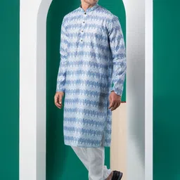 DEVOILER Men Embellished Sequinned Kurta image 5