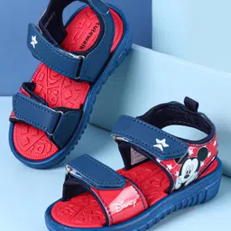 Cute Walk by Babyhug Disney Velcro Closure Sandals with Mickey Mouse Print - Navy Blue-picture-17