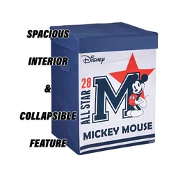 YK Blue & White 2 Pieces Disney Mickey Printed Regular Multi-Utility Organisers image 2